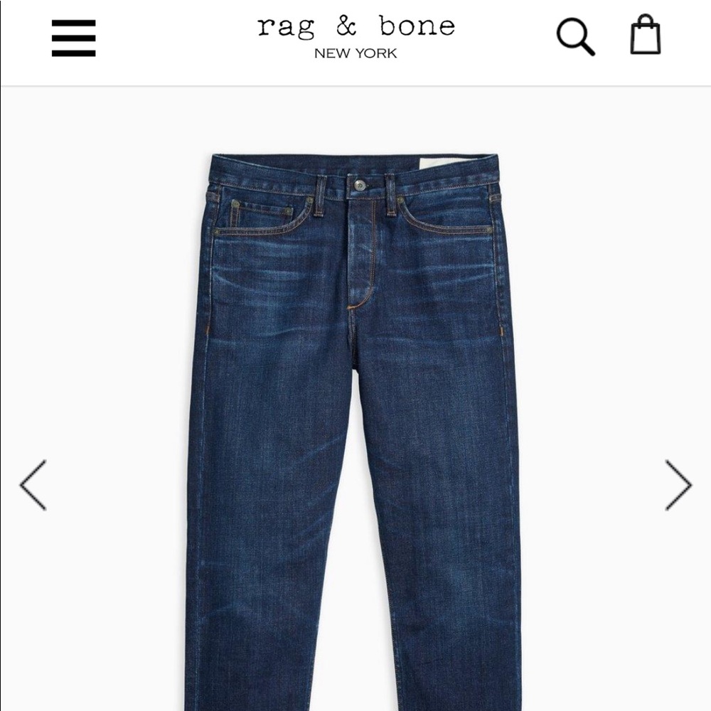 rag & bone men’s slim fit jeans